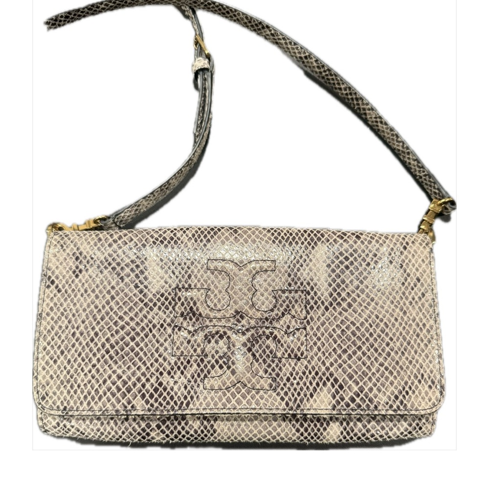 Tory Burch Snake Print Crossbody Bag